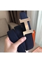 Hermes Constance Belt Buckle & Blue Epsom 38 MM Strap Replica