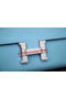 Hermes Constance Long Wallets Original Leather HA909 SkyBlue Replica