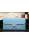 Hermes Constance Long Wallets Original Leather HA909 SkyBlue Replica