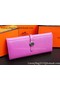 Hermes Dogon Original Leather Wallet H509 Rose Replica