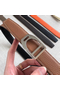 Hermes Etrier Buckle Belt & Brown Clemence 32 MM Strap Replica