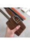 Hermes Etrier Buckle Belt & Brown Clemence 32 MM Strap Replica