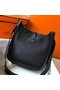 Hermes Evelyne III 29 PM Bag In Black Clemence Leather Replica