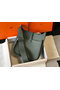 Hermes Evelyne III 29 PM Bag In Vert Amande Clemence Leather Replica