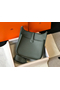 Hermes Evelyne III 29 PM Bag In Vert Amande Clemence Leather Replica