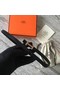 Hermes Focus belt buckle & Reversible leather strap 13 mm H20815 black Replica