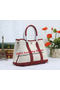 Hermes Garden Party 30cm Tote Bag Canvas Burgundy Replica