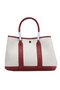 Hermes Garden Party 30cm Tote Bag Canvas Burgundy Replica