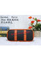 Hermes Garden Party 30cm Tote Bags Grainy Leather Black&Orange Replica