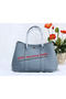 Hermes Garden Party 30cm Tote Bags Grainy Leather SkyBlue Replica