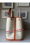 Hermes Garden Party 36CM Bag Canvas Leather H11M Orange Replica
