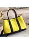 Hermes Garden Party 36cm Tote Bags Original Leather A3698 Yellow Replica
