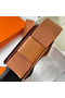 Hermes Geta Handmade Bag In Caramel Chevre Mysore Leather Replica