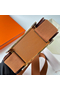 Hermes Geta Handmade Bag In Caramel Chevre Mysore Leather Replica