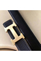 Hermes H Belt Buckle & Black Clemence 32 MM Strap Replica