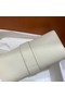 Hermes H Medor swift Leather Clutch 37566 white&Gold hardware Replica