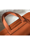 Hermes Halzan 31cm Bag In Orange Clemence Leather Replica