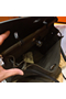 Hermes Herbag Zip 31cm Bag In Black And Canopee Replica
