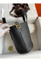 Hermes In The Loop 18 Handmade Bag in Black Clemence Leather Replica