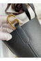 Hermes In The Loop 18 Handmade Bag in Black Clemence Leather Replica