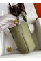 Hermes In The Loop 18 Handmade Bag in Sauge Clemence Leatherther Replica