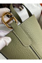 Hermes In The Loop 18 Handmade Bag in Sauge Clemence Leatherther Replica
