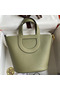 Hermes In The Loop 18 Handmade Bag in Sauge Clemence Leatherther Replica