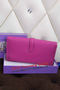Hermes Jige Clutch Bag Calfskin Leather H258 Purple Replica