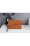 Hermes Jige Clutch Bag Calfskin Leather HQ8059 Wheat Replica