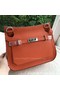 Hermes Jypsiere 31CM Shoulder Bag Calfskin Leather H0880 Orange Replica