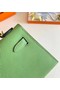Hermes Kelly 19cm Shoulder Bags Epsom Leather KL19 Gold hardware Avocado Green Replica