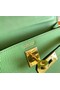 Hermes Kelly 19cm Shoulder Bags Epsom Leather KL19 Gold hardware Avocado Green Replica