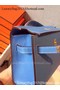 Hermes Kelly 22cm Tote Bag Original Leather KL22 Blue Replica