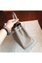 Hermes Kelly 25cm Retourne Handmade Bag In Grey Swift Leather Replica