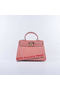 Hermes Kelly 28cm Shoulder Bags Light Pink Grainy Leather Gold Replica