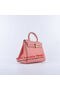 Hermes Kelly 28cm Shoulder Bags Light Pink Grainy Leather Gold Replica