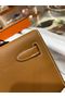Hermes Kelly 31cm Clutch Original Epsom Leather KL31 Brown Replica