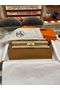 Hermes Kelly 31cm Clutch Original Epsom Leather KL31 Brown Replica