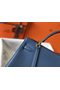 Hermes Kelly 32cm Bag In Blue Agate Clemence Leather GHW Replica