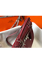 Hermes Kelly 32cm Bag In Bordeaux Clemence Leather PHW Replica