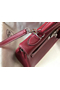 Hermes Kelly 32cm Bag In Bordeaux Clemence Leather PHW Replica