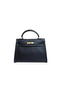 Hermes Kelly 32cm Shoulder Bag Black Saffiano Leather K32 Gold Replica