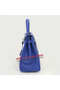 Hermes Kelly 32cm Shoulder Bag Blue Original Leather K32 Silver Replica