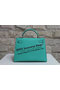 Hermes Kelly 32cm Shoulder Bag Light Green Saffiano Leather K32 Gold Replica