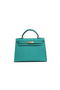 Hermes Kelly 32cm Shoulder Bag Light Green Saffiano Leather K32 Gold Replica