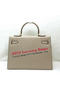 Hermes Kelly 32cm Shoulder Bag Ostrich Leather K32LI Apricot Replica