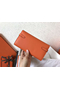 Hermes Kelly Classic Long Wallet In Orange Epsom Leather Replica