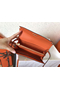 Hermes Kelly Classic Long Wallet In Orange Epsom Leather Replica