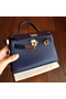 Hermes Kelly Mini II Handmade Bag In Sapphire Epsom Leather Replica