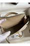 Hermes Kelly Mini II Sellier Bicolor Handmade Bag in Craie and Trench Epsom Calfskin Replica